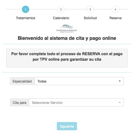 reserva cita online